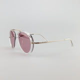 2 Pack Aviator Style Sunglasses with Coloured Lenses