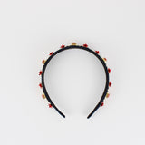 RED ROSE EMBELLISHED HEADBAND - svnx