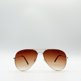 Classic Pilot Gold Aviator  Sunglasses