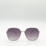 Oversized Square Frame Sunglasses in purple