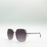 Oversized Square Frame Sunglasses in purple