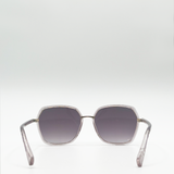 Oversized Square Frame Sunglasses in purple