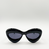 Chunky sunglasses in black