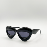 Chunky sunglasses in black