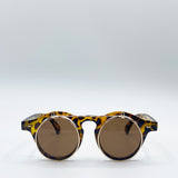Brown Flip Lens Sunglasses