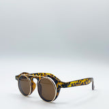 Brown Flip Lens Sunglasses