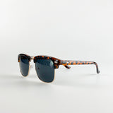 2 Pack Rounded Sunglasses In Tortoise Shell And Black