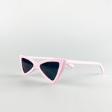 2 Pack Angled Cateye Sunglasses with Plastic Frames