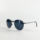 2 Pack Rounded Sunglasses with Metal Frames