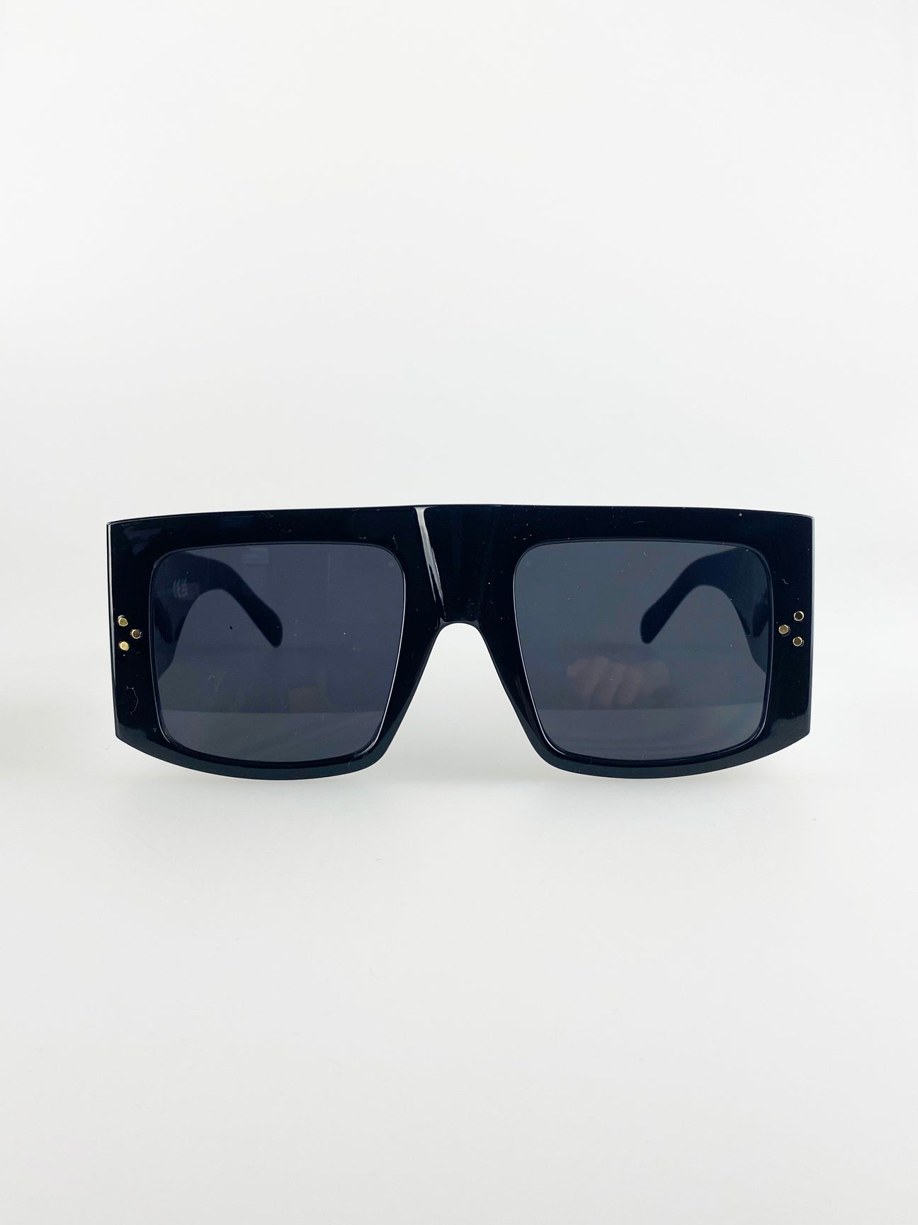 Oversized Wraparound Plastic Frame Sunglasses - svnx