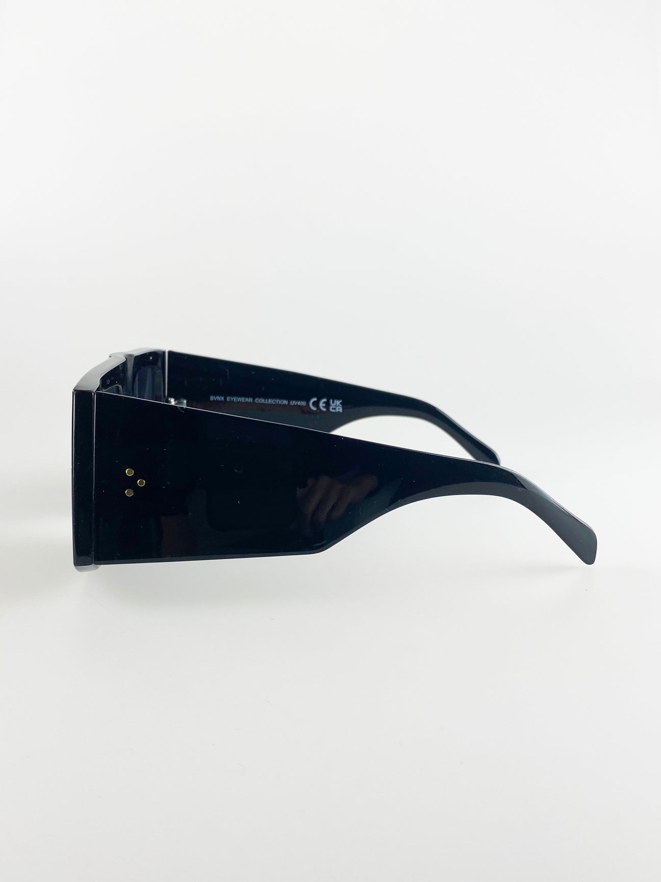 Oversized Wraparound Plastic Frame Sunglasses - svnx