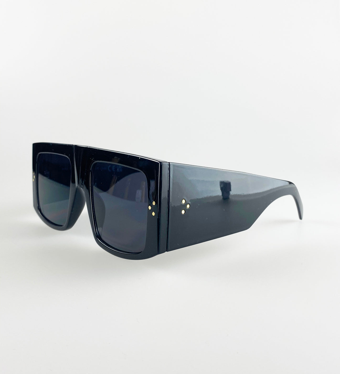 Oversized Wraparound Plastic Frame Sunglasses - svnx