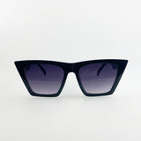 Oversized Cateye Sunglasses with Plastic Frames