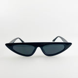 Flat Top Cateye Sunglasses with Plastic Frames