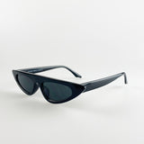 Flat Top Cateye Sunglasses with Plastic Frames