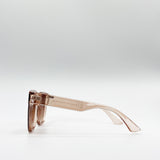 Cateye Crystal Frame Oversized Sunglasses