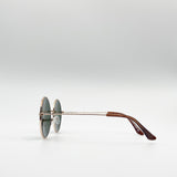 Classic Metal Frame Round Sunglasses - svnx