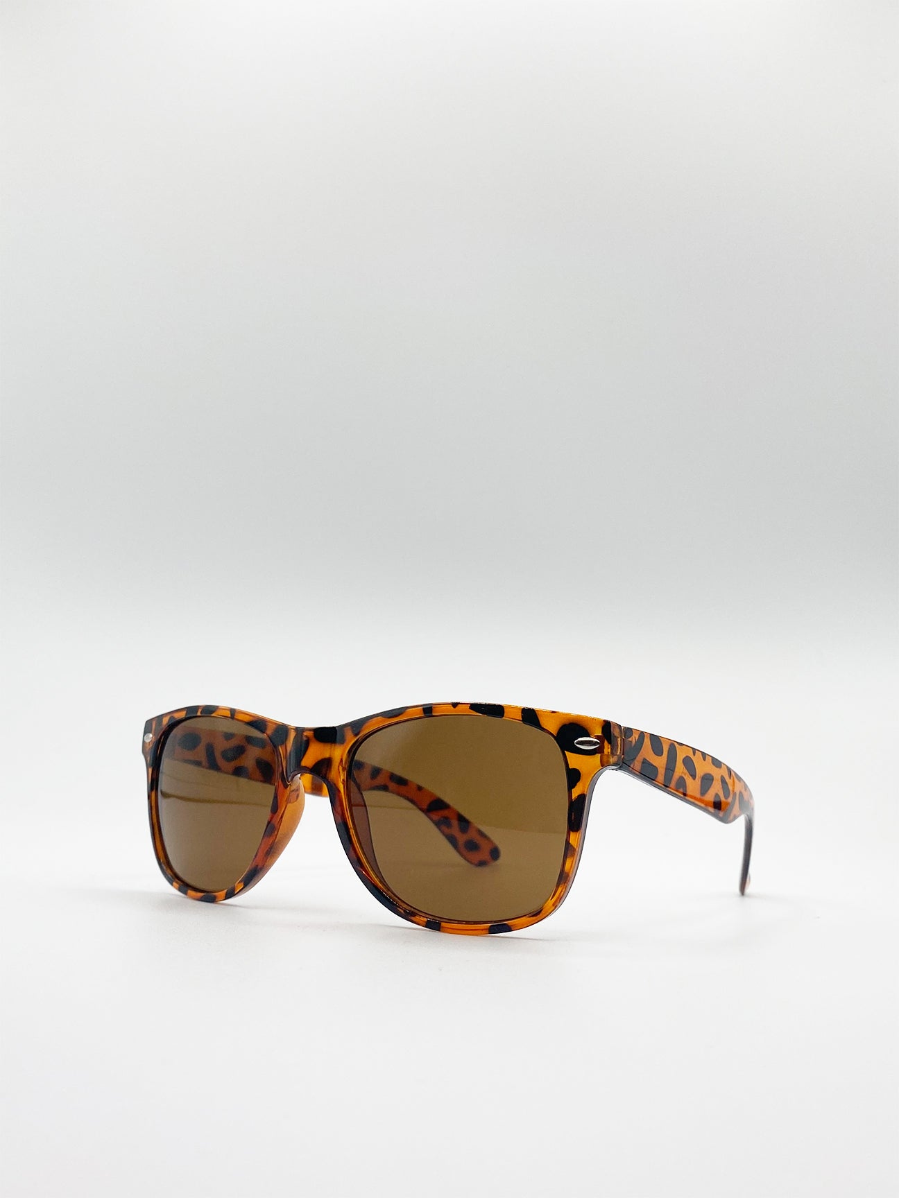 Classic Wayfarer Plastic Frame Sunglasses - svnx