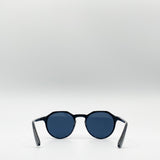 Classic Preppy Sunglasses With Key Hole Nosebridge - svnx