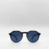 Classic Preppy Sunglasses With Key Hole Nosebridge - svnx