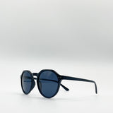 Classic Preppy Sunglasses With Key Hole Nosebridge - svnx