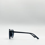 Classic Preppy Sunglasses With Key Hole Nosebridge - svnx