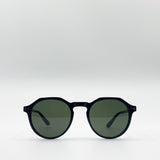 Classic Preppy Plastic Frame Sunglasses