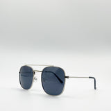 Aviator Style Double Bridge Sunglasses