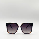 Oversized Cat Eye Sunglasses In Tortoiseshell