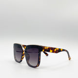 Oversized Cat Eye Sunglasses In Tortoiseshell