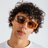 Wrap Sunglasses with Plastic Frames