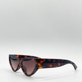Tortoiseshell Retro Chunky Cat Eye Sunglasses