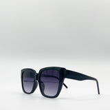 Oversized Plastic Frame Cateye Sunglasses