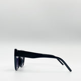 Oversized Plastic Frame Cateye Sunglasses