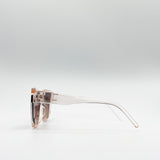 Crystal Frame Oversized Square Sunglasses