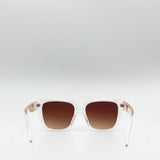 Crystal Frame Oversized Square Sunglasses