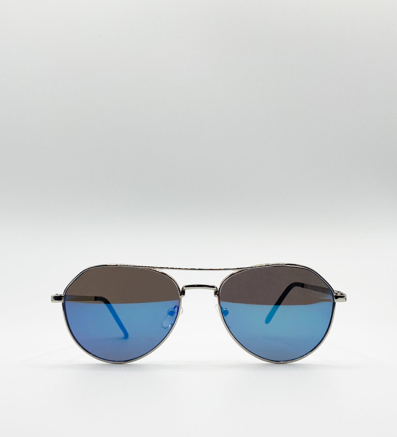 Aviator Sunglasses With Mirror Lenses - svnx