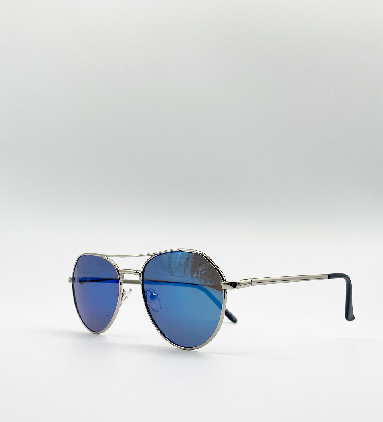 Aviator Sunglasses With Mirror Lenses - svnx