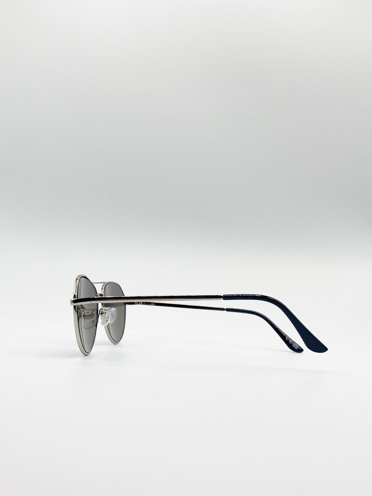 Aviator Sunglasses With Mirror Lenses - svnx