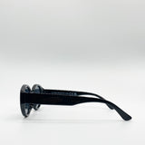 Oval Plastic Frame Sunglasses