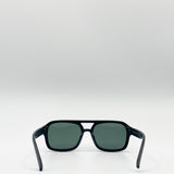 Navigator Retro Style Plastic Frame Sunglasses - svnx