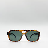 70's Navigator Sunglasses In Tortoiseshell - svnx