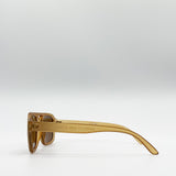 70's Navigator Sunglasses In Matte Sand - svnx