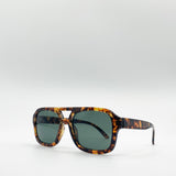 70's Navigator Sunglasses In Tortoiseshell