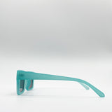 Square Matte Crystal Frame Sunglasses - svnx
