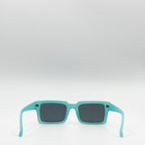 Square Matte Crystal Frame Sunglasses - svnx