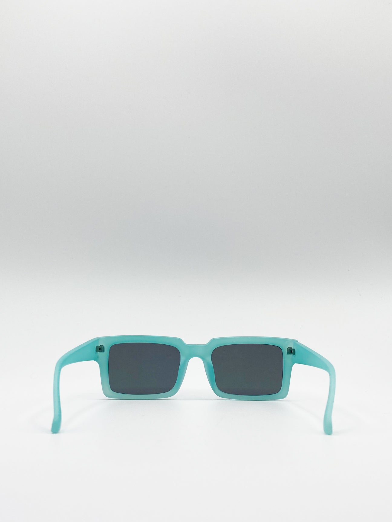 Square Matte Crystal Frame Sunglasses - svnx