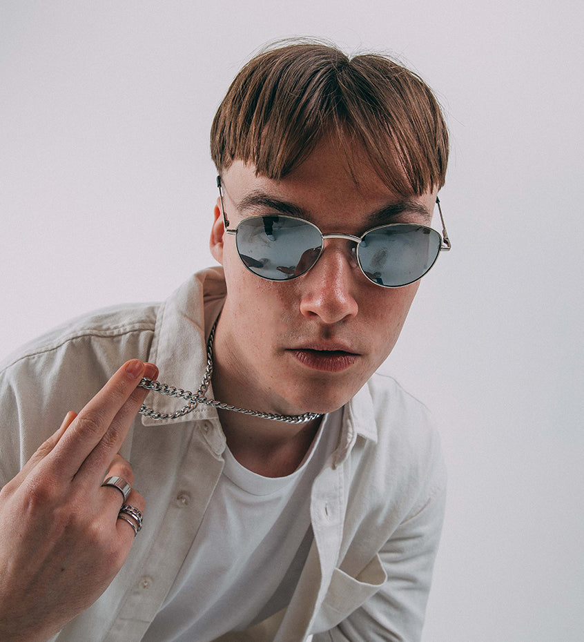 Round Metal Frame Sunglasses - svnx