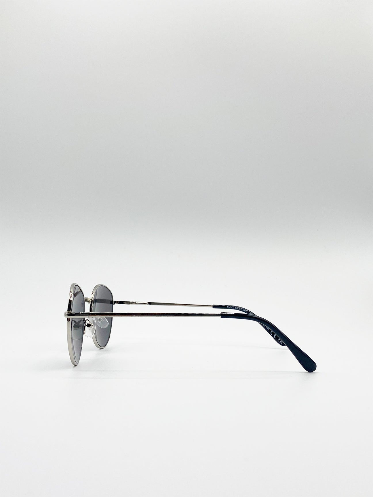 Round Metal Frame Sunglasses - svnx