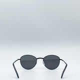 Classic Round Sunglasses with Mirror Lenses